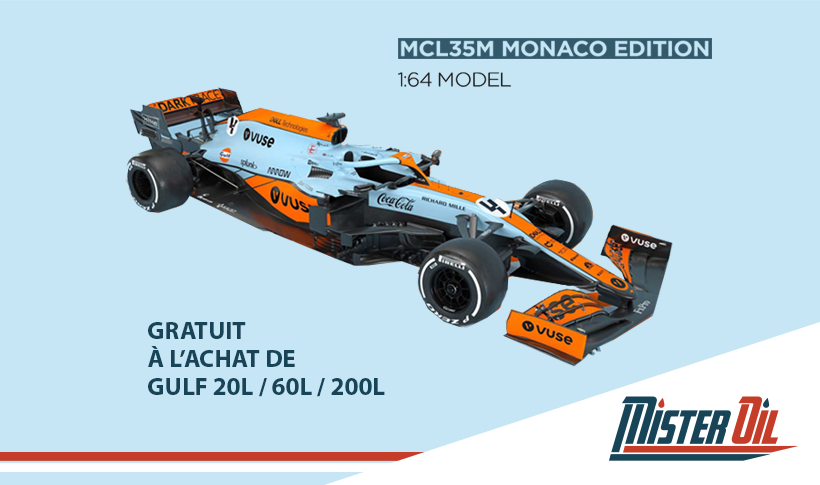 GRATUIT Gulf McLaren MCL35M Monaco Edition!