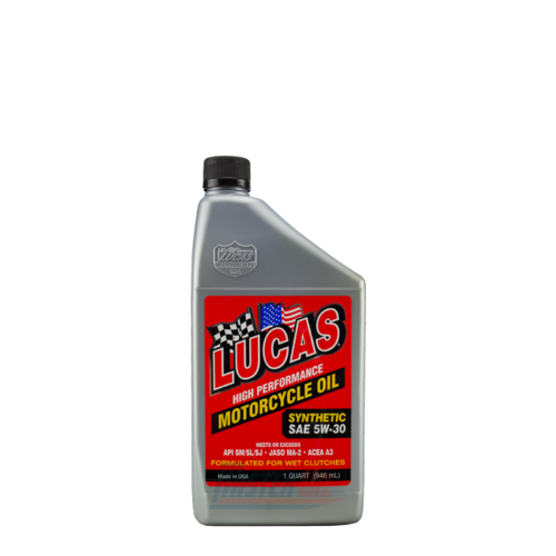 Lucas Oil Synthetic Motorcycle Oil (10706) - 1