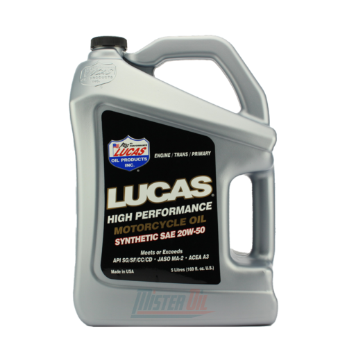 Lucas Oil Synthetic Motorcycle Oil (10776) - 1