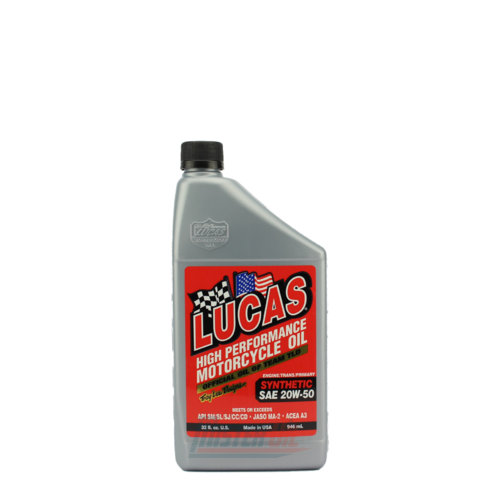 Lucas Oil Synthetic Motorcycle Oil (40702) - 1