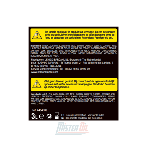 Bardahl Handzeep Microkorrels Creme (4434V) - 4