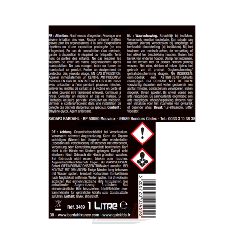 Bardahl Moto Liquide de Refroidissement -35°C Universel (3469) - 4