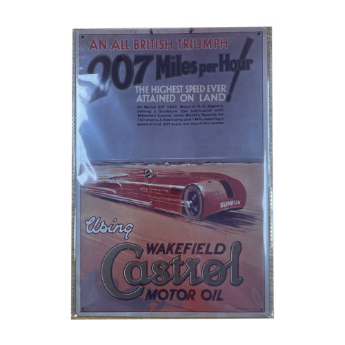 Castrol Emaille Plaat Wakefield