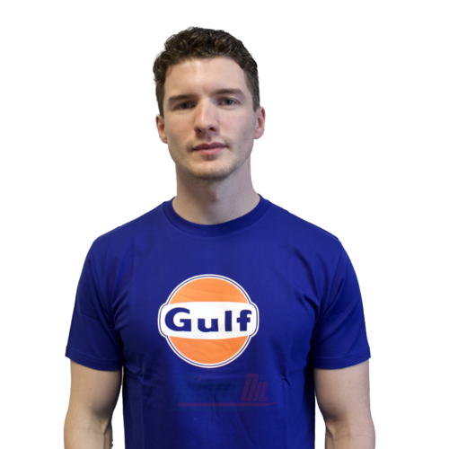 Gulf Tshirt Bleu Logo Poitrine L - 2