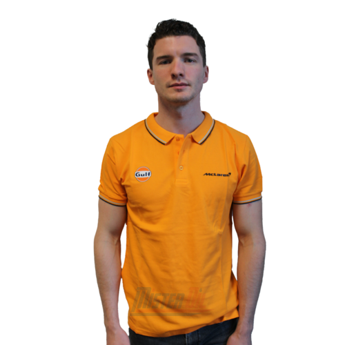 Gulf x McLaren Polo Orange M - 2