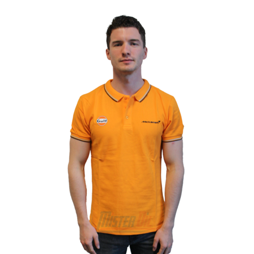 Gulf x McLaren Polo Orange S